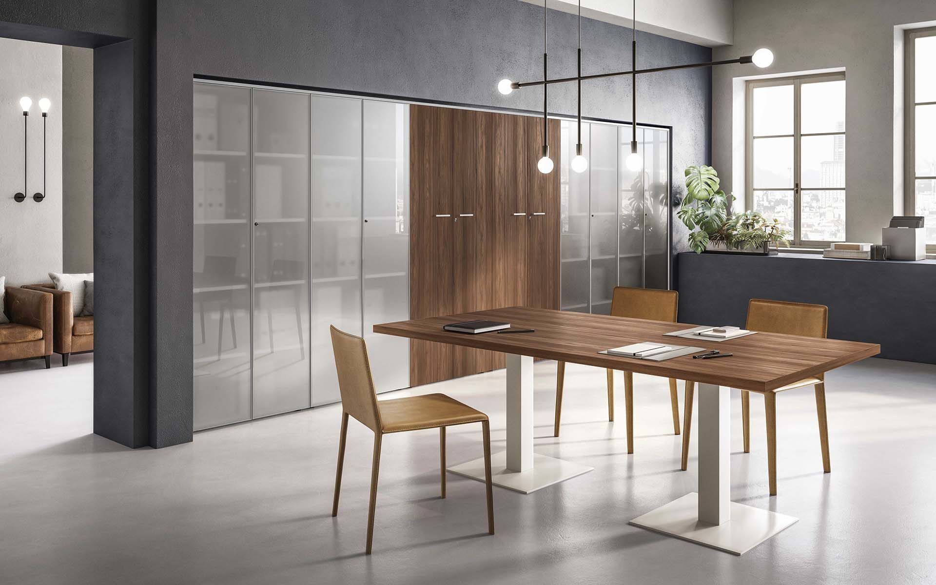 about office collezioni funnyplus fianco legno riunione Tavolo Novara