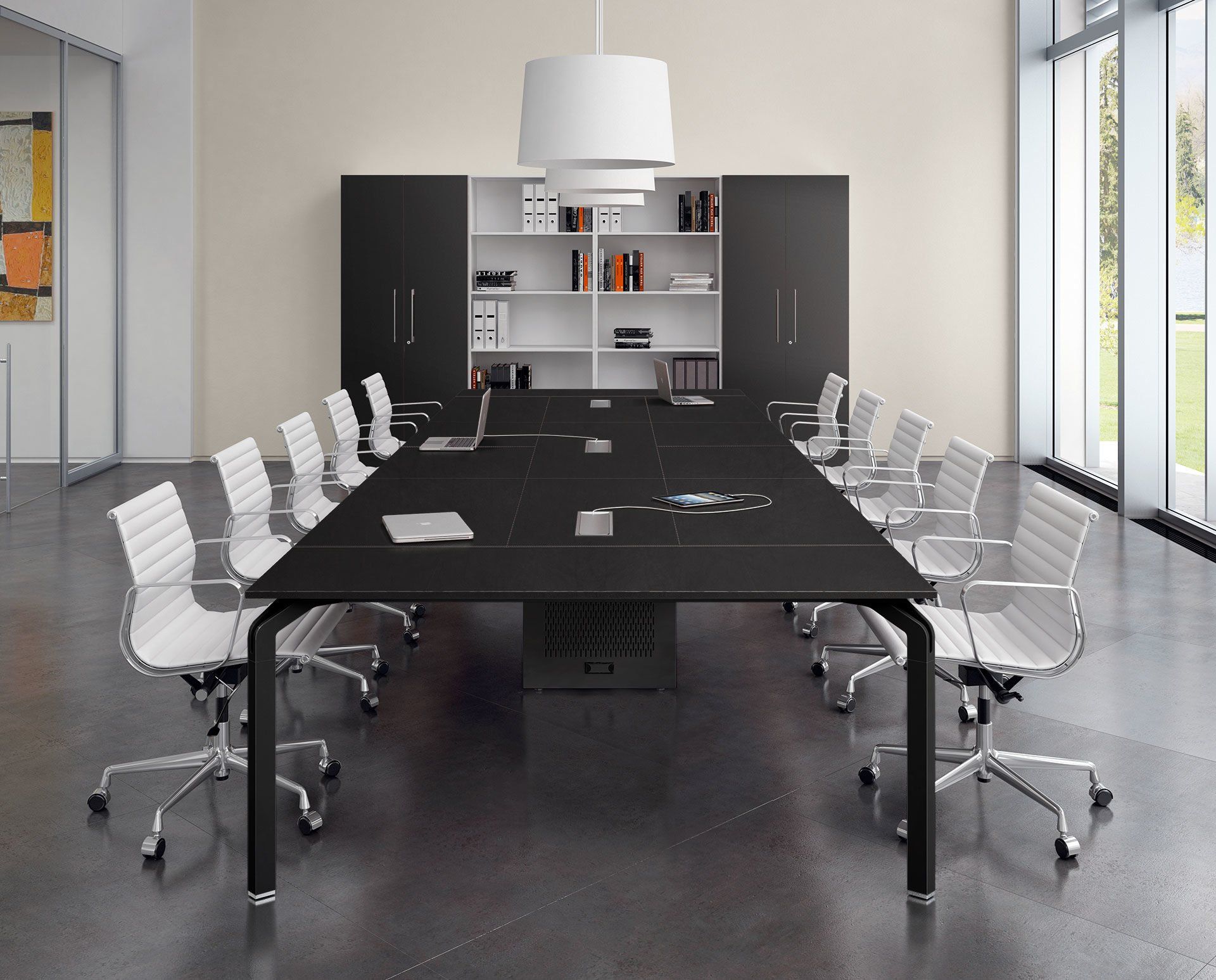 about office collezioni yoga tavolo riunione pelle alfa Novara