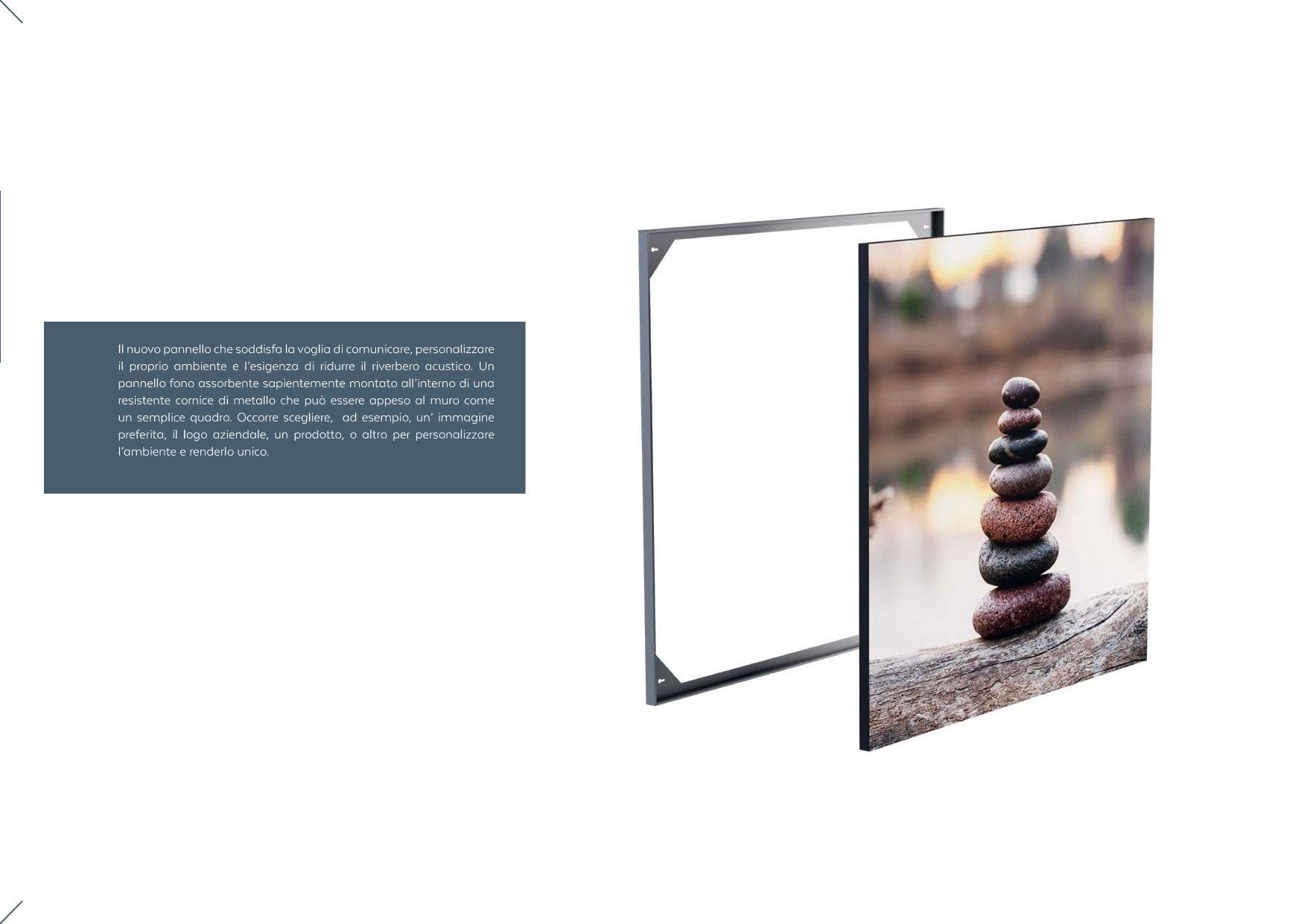 Pannelli fonoassorbenti con logo personalizzabile
