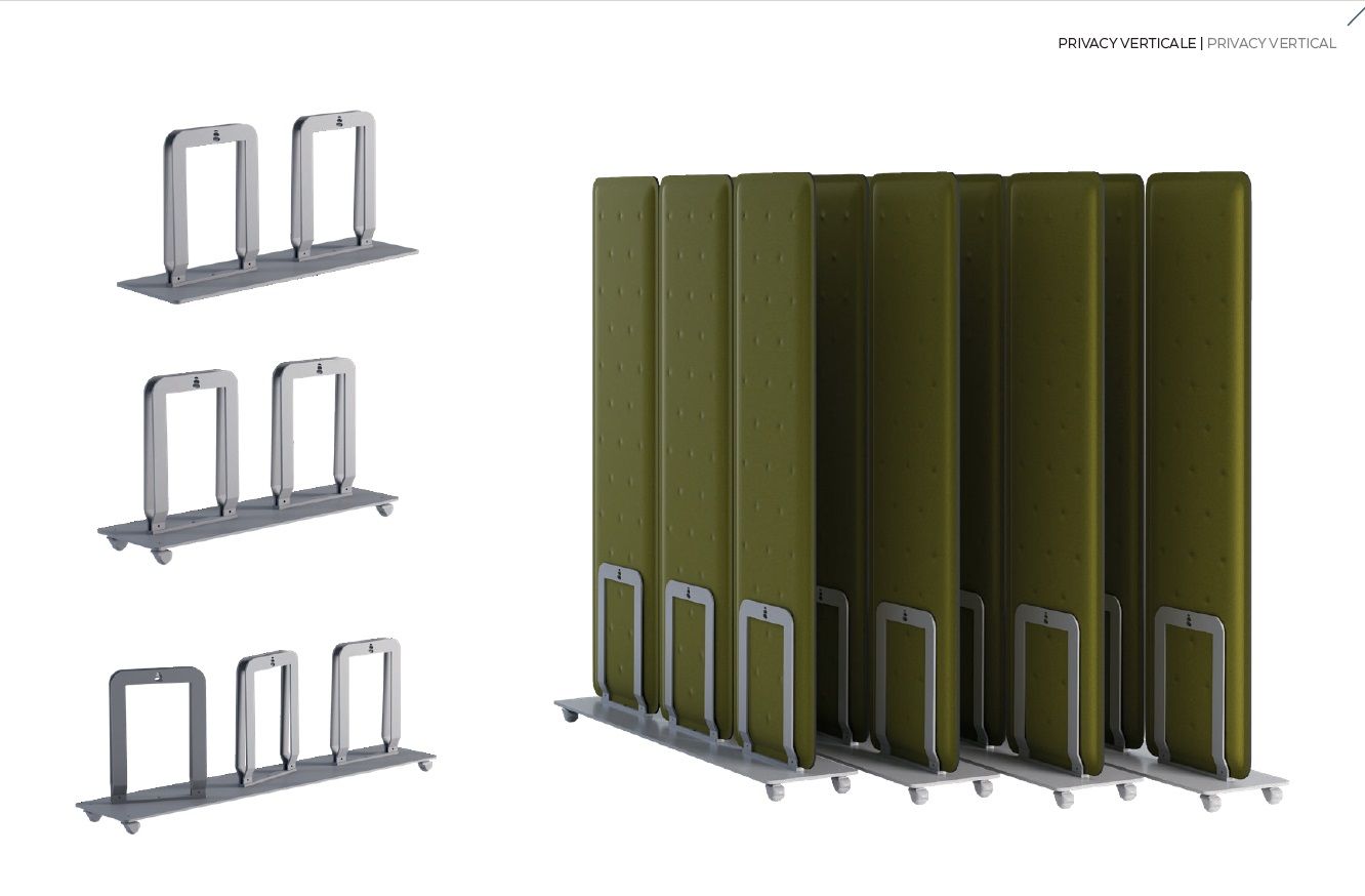 pannelli fonoassorbenti su ruote Novara