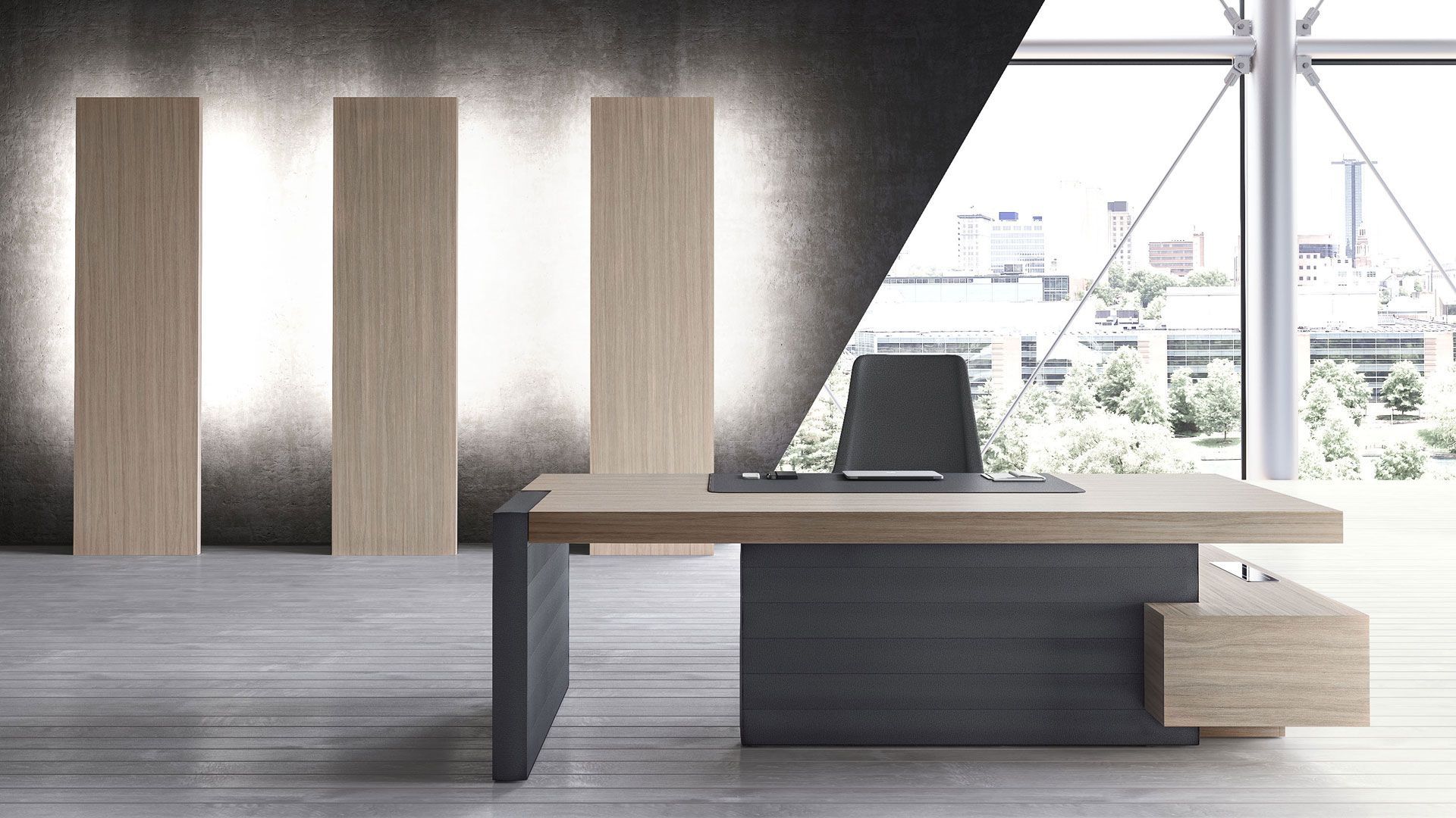 elettrificazionesu scrivania Jera di Las mobili