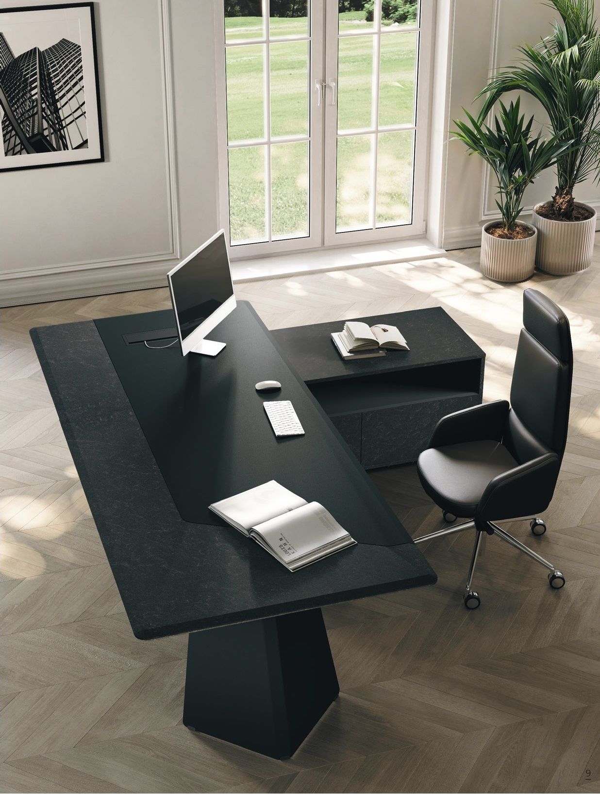 scrivania Monolith Las mobili