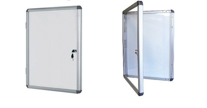 vetrina da esterno apri chiudi per avvisi