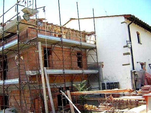 palazzo in fase di restauro