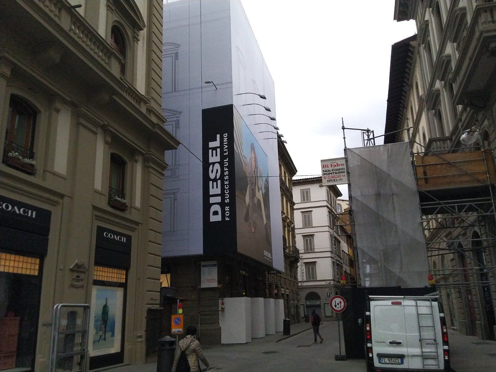 rifacimento facciata via dei Medici  Firenze
