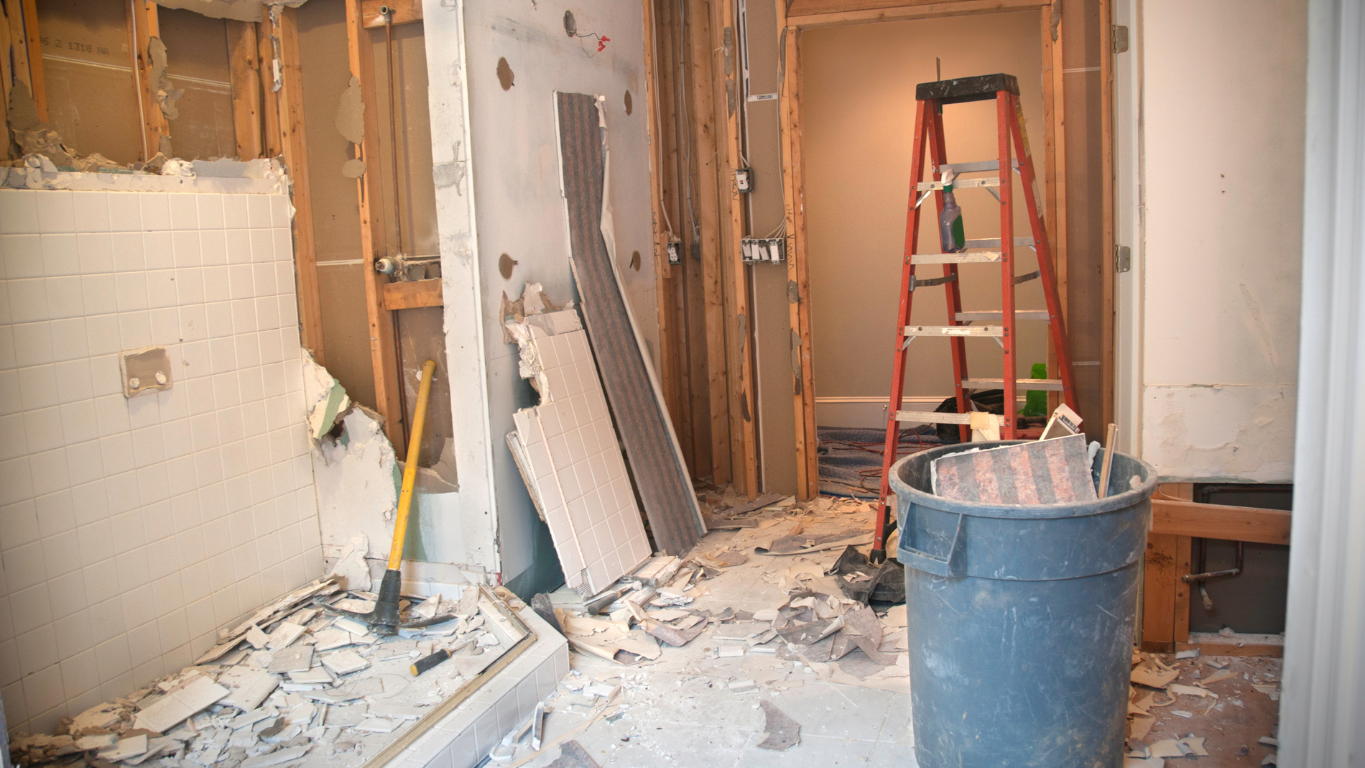 Veteran couple inspecting a renovated kitchen in their Tacoma, Washington home, funded by a VA reno