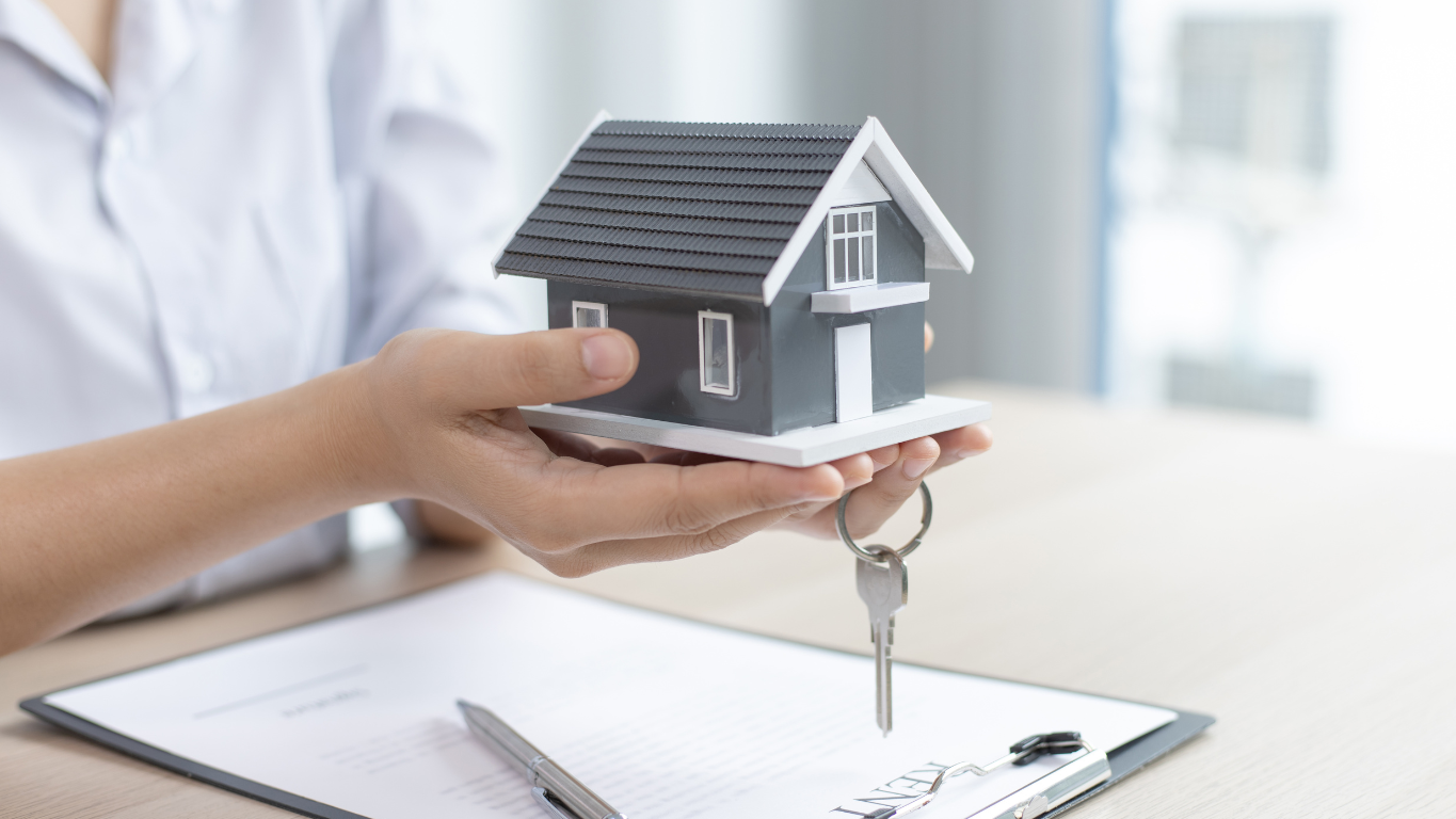 Stock image with house 