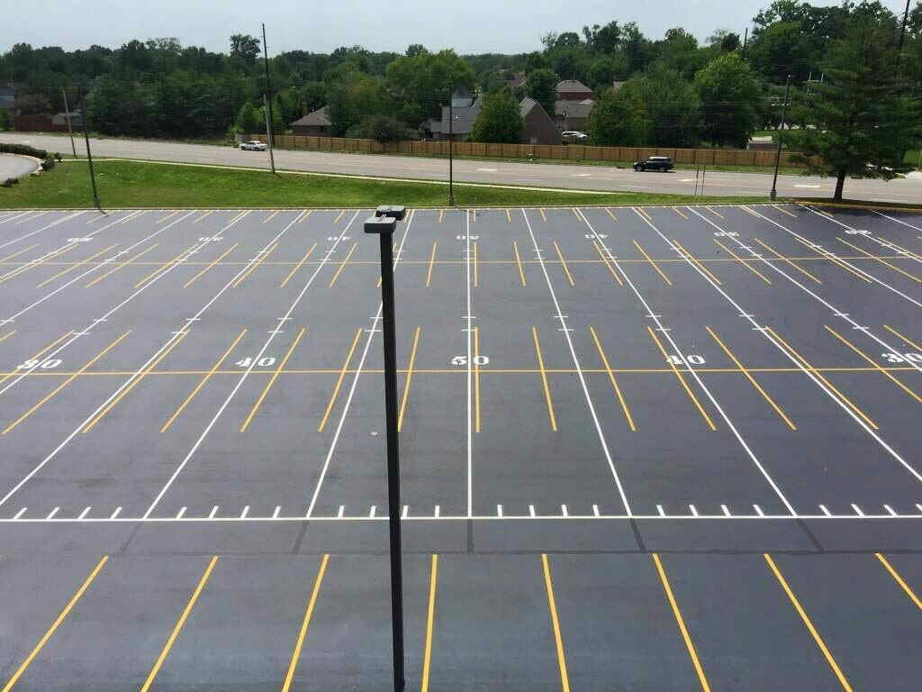 Richland County — New lines for parking in Evansville, IN
