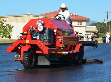 Commercial paving services — Trucks for asphalt in Evansville, IN