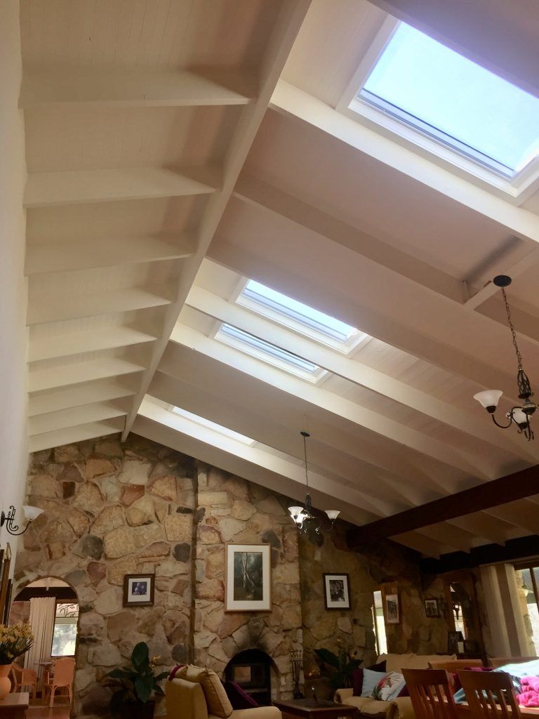 Large skylights on sloped ceiling — AG Skylights in Central Coast, NSW