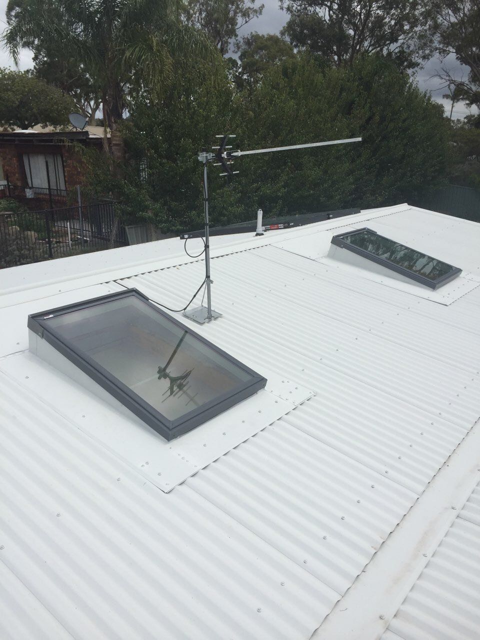 White roof with Skylight — AG Skylights in Central Coast, NSW