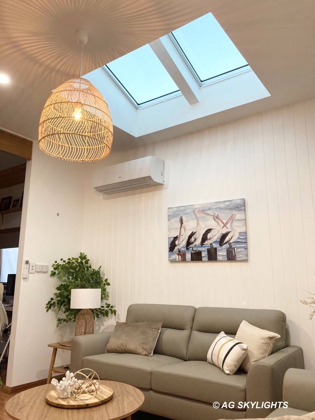 Residential Skylight Opened On Roof — AG Skylights in Central Coast, NSW