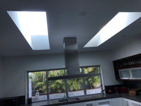 kitchen with two skylights — AG Skylights in Central Coast, NSW
