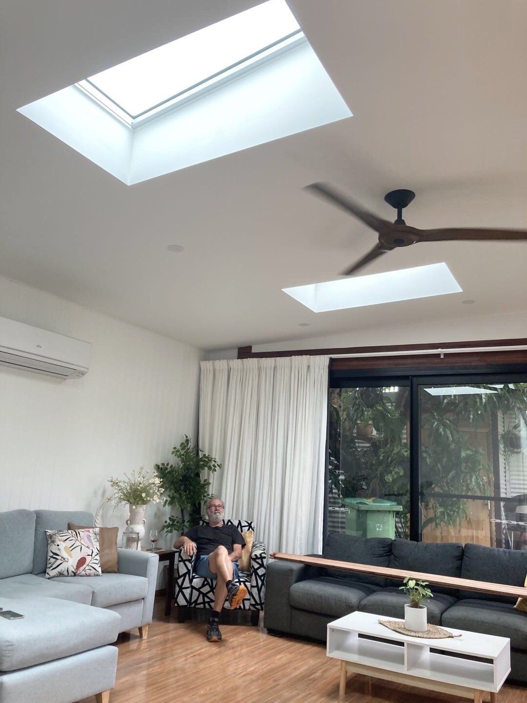Double Skylight in the living room — AG Skylights in Central Coast, NSW