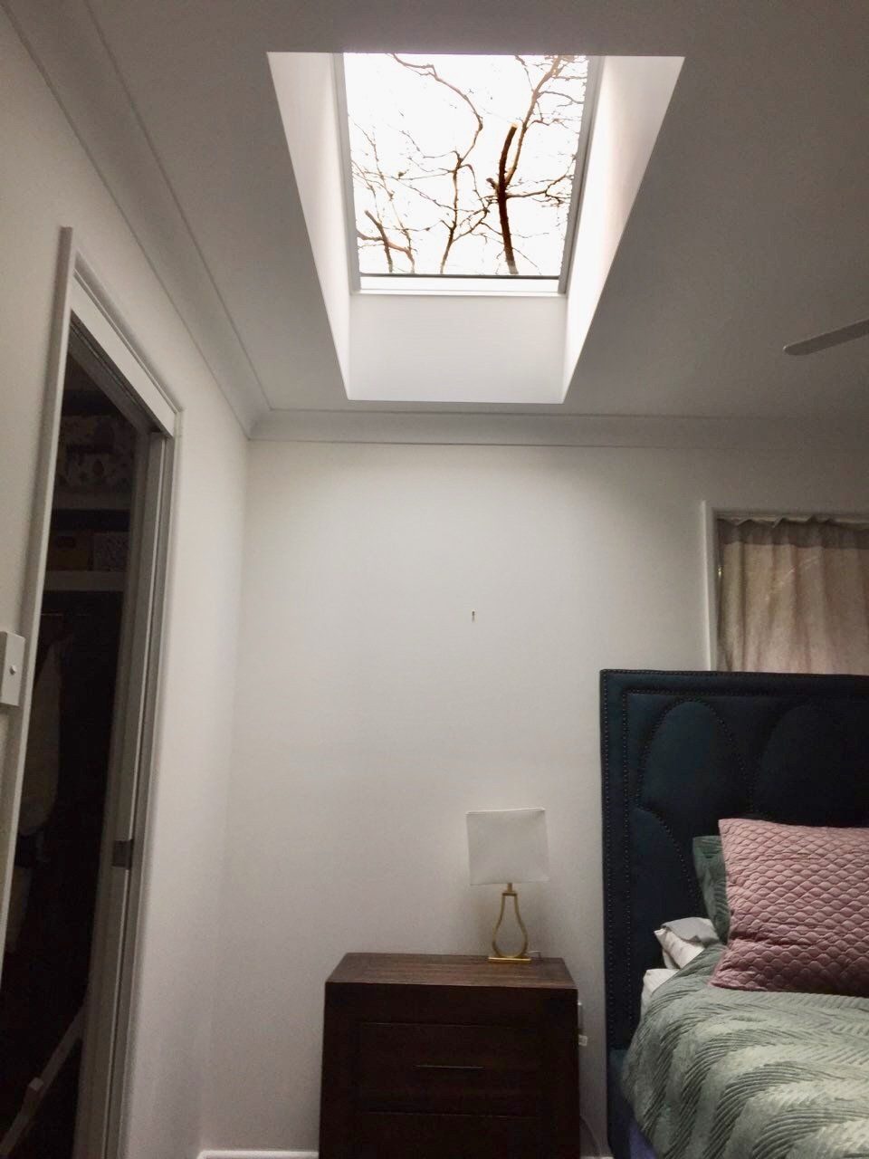 Large skylight in bedroom — AG Skylights in Central Coast, NSW