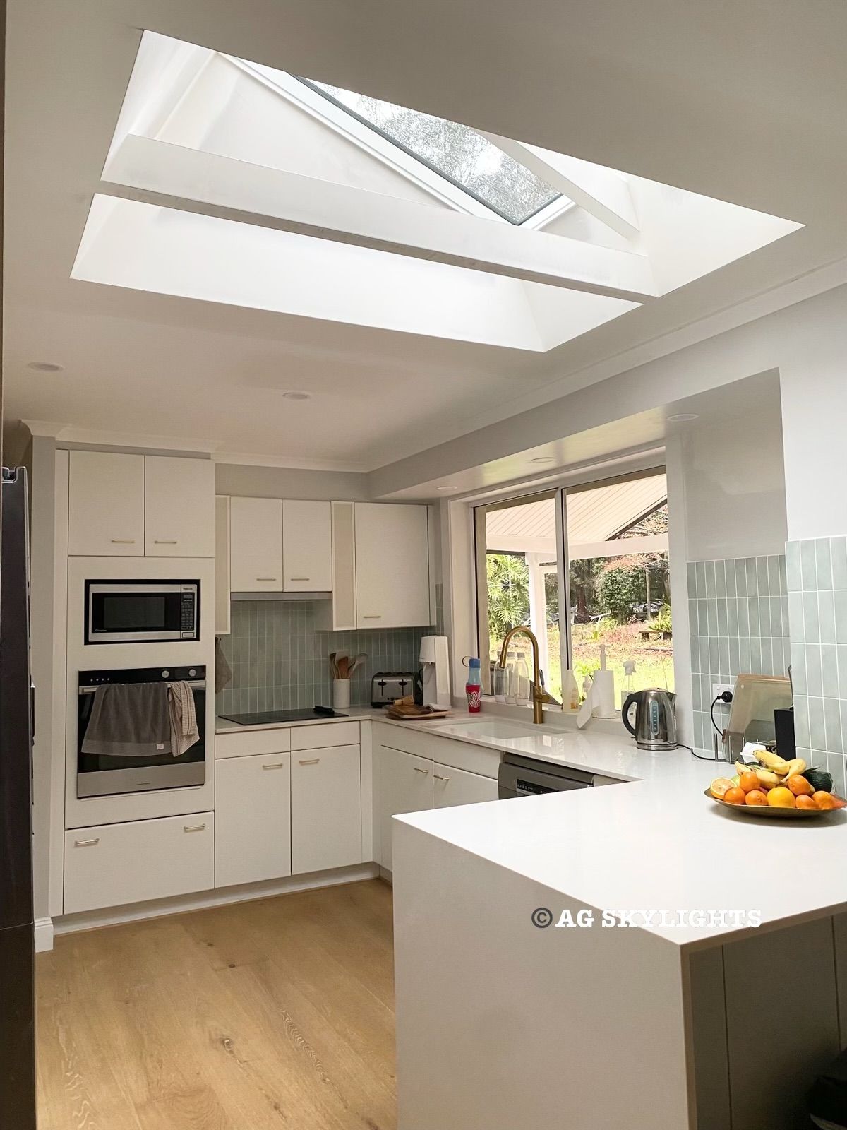 Large skylights in the kitchen — AG Skylights in Central Coast, NSW