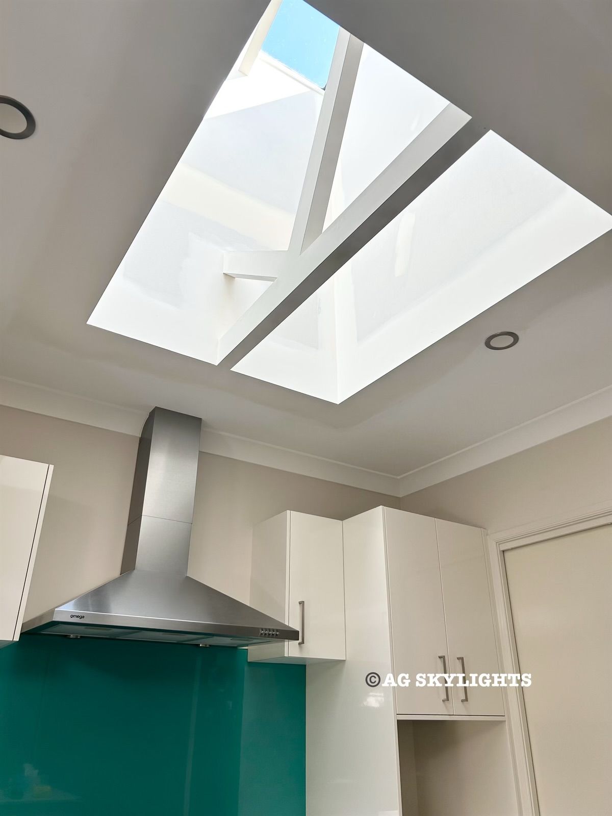 Large skylights in the kitchen — AG Skylights in Central Coast, NSW