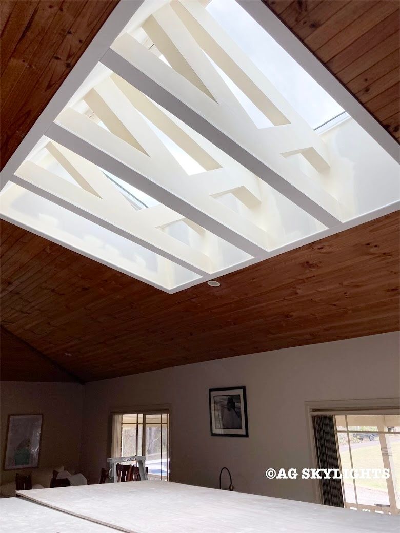 Large skylights on sloped ceiling — AG Skylights in Central Coast, NSW