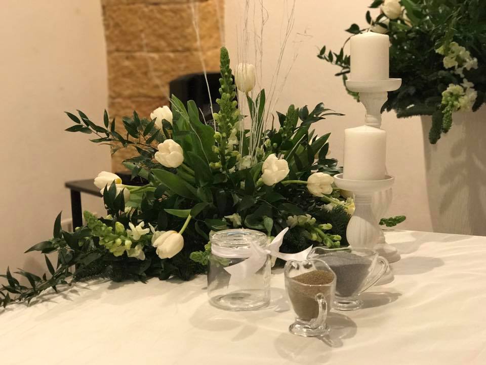 Centro tavola di fiori