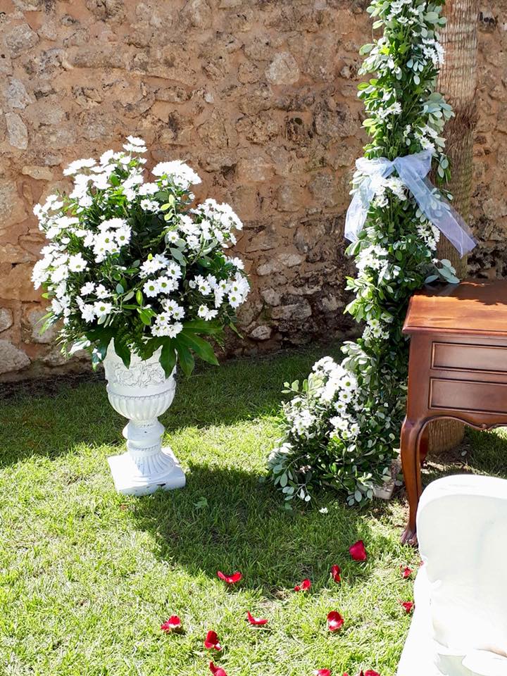 Composizione floreale per matrimonio