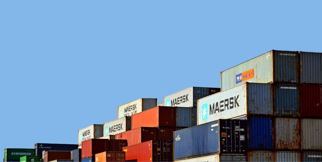 shipping container image relevant to exporting