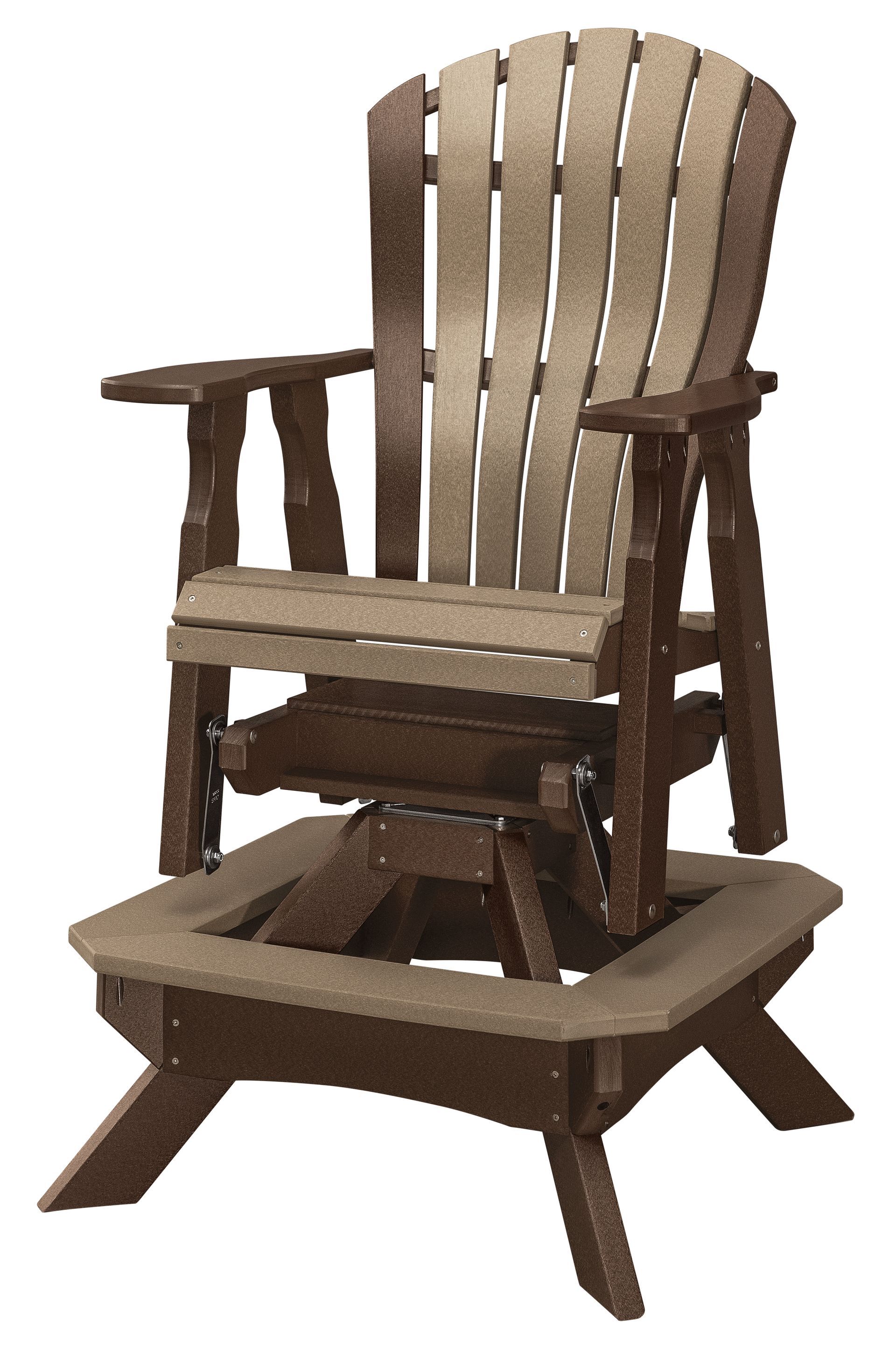Bentback Bar Height Swivel Glider 