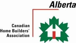 The logo for the canadian home builders association in alberta.