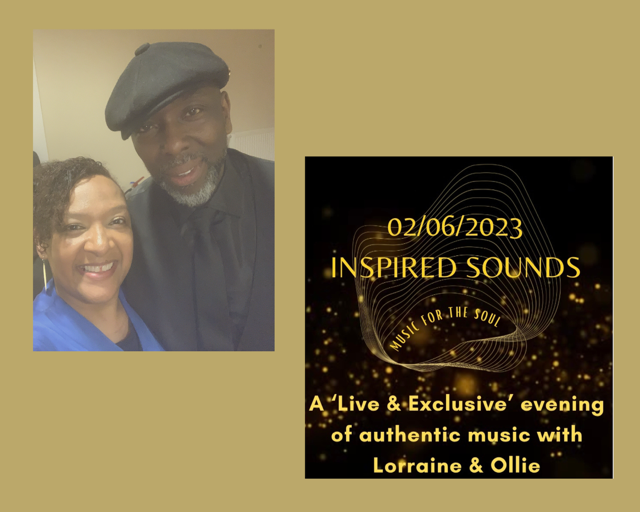 a poster for a live and exclusive evening of authentic music with lorraine and ollie