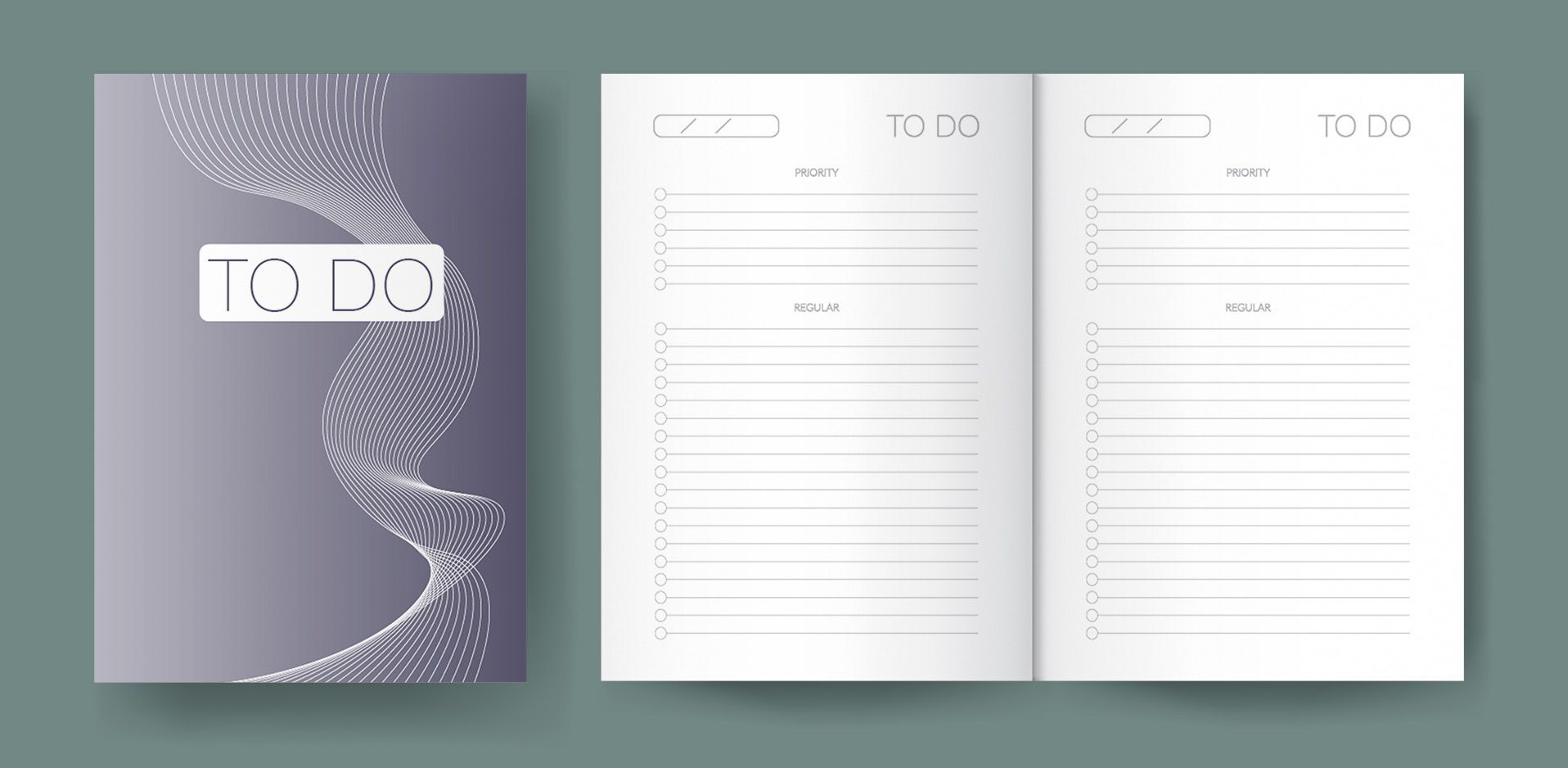 Sketch notebook, to do list, dot grit notebook, matrix doted notebook