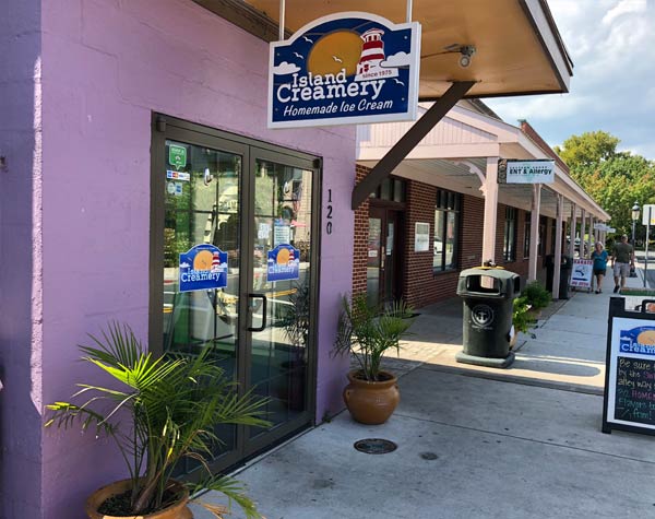 Island Creamery Chincoteague VA location