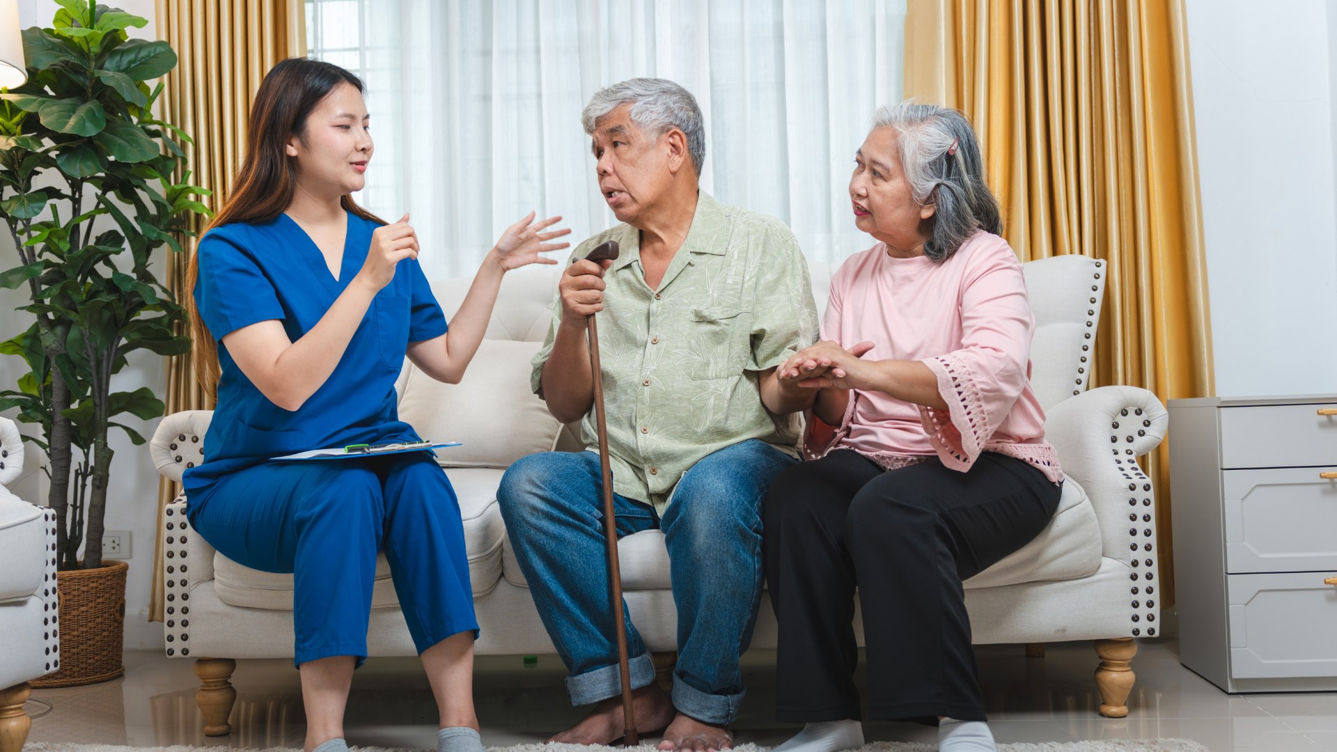 family caregiver selection discussion with home health agency