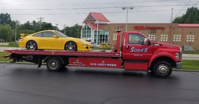 Yellowish Car - Milford, OH - Sora’s Towing, Inc.