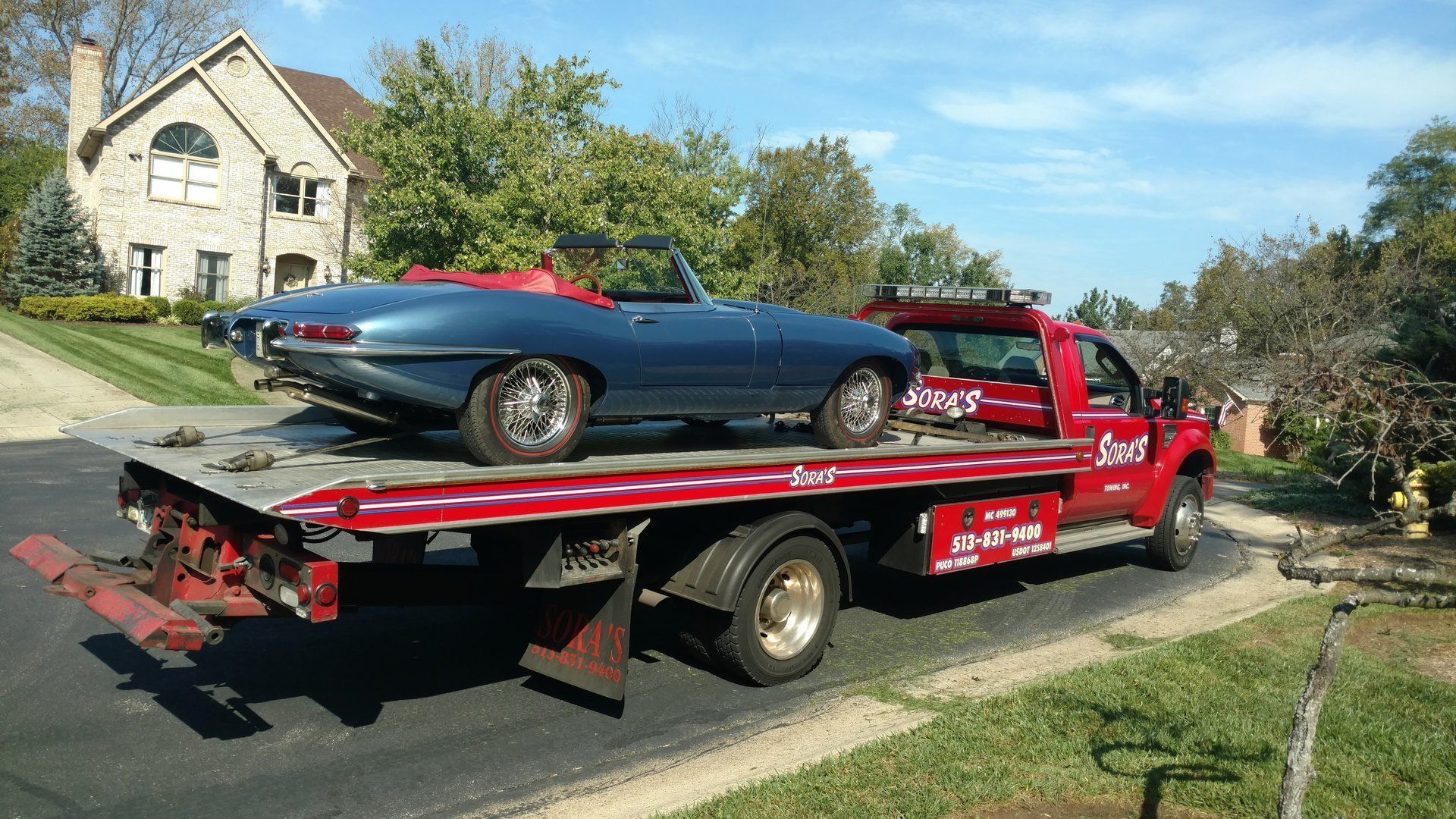 Dark Blue Car - Milford, OH - Sora’s Towing, Inc.