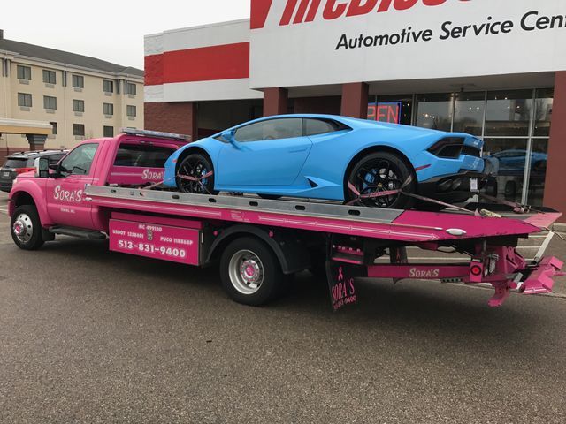 Blue Pastel Car - Milford, OH - Sora’s Towing, Inc.