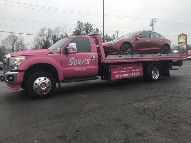 Pinkish Towing - Milford, OH - Sora’s Towing, Inc.