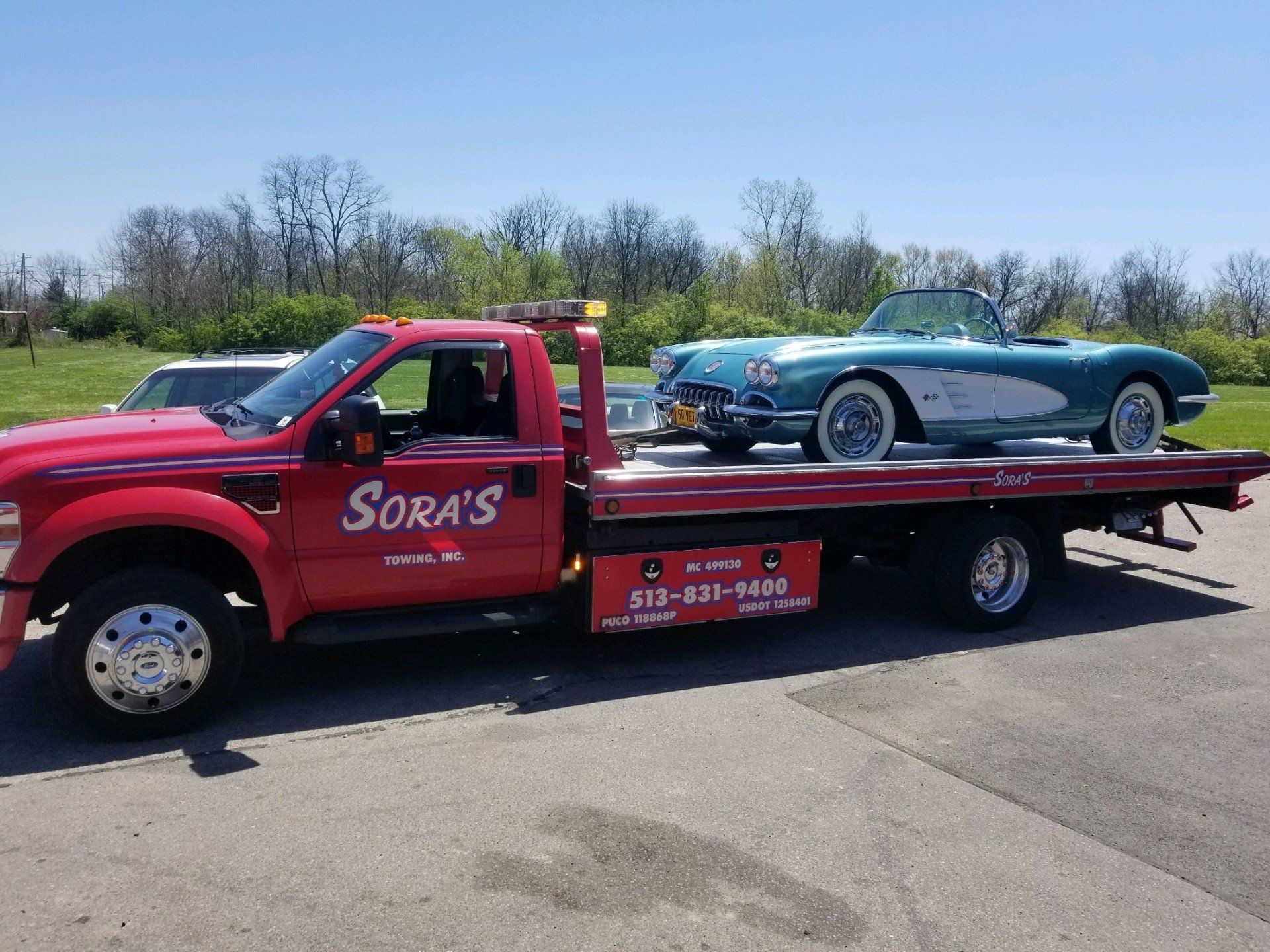 Blue Car - Milford, OH - Sora’s Towing, Inc.