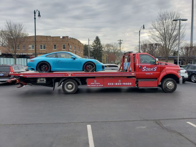 Sky Blue Car - Milford, OH - Sora’s Towing, Inc.