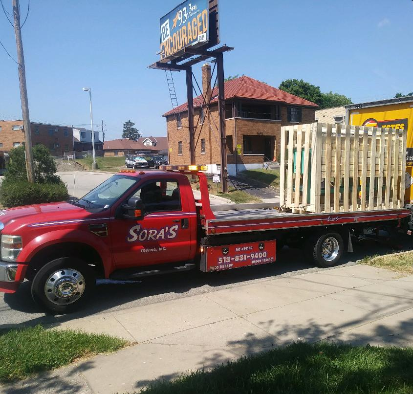 Wooden On Towing - Milford, OH - Sora’s Towing, Inc.