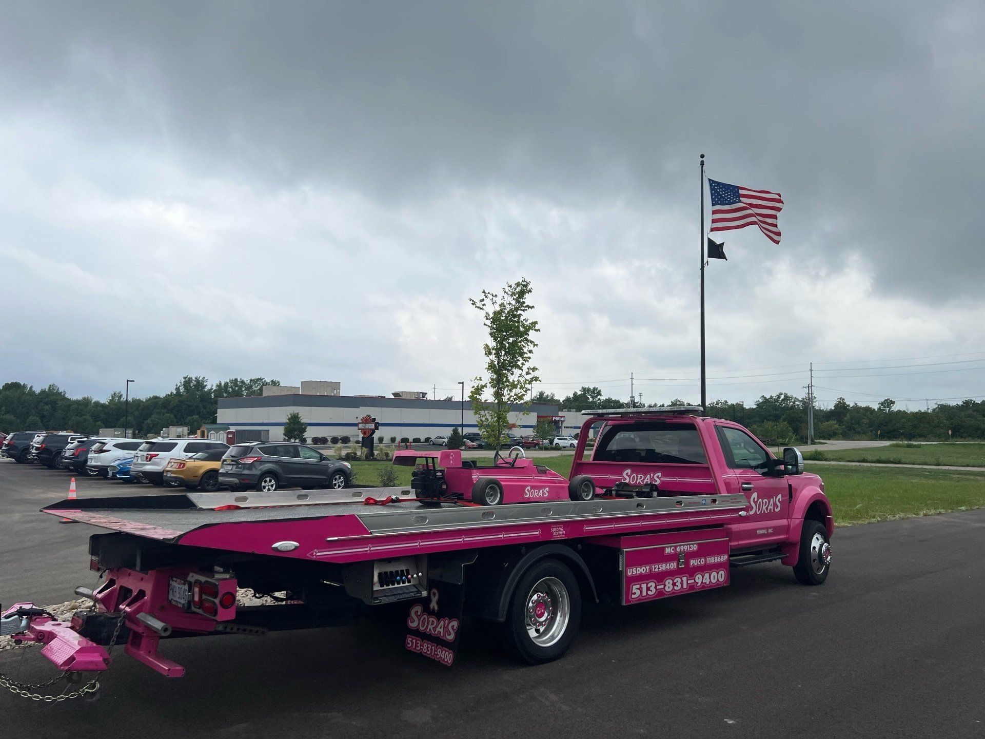 Pink Towing Service - Milford, OH - Sora’s Towing, Inc.