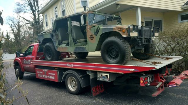 Four Wheel Truck Car - Milford, OH - Sora’s Towing, Inc.