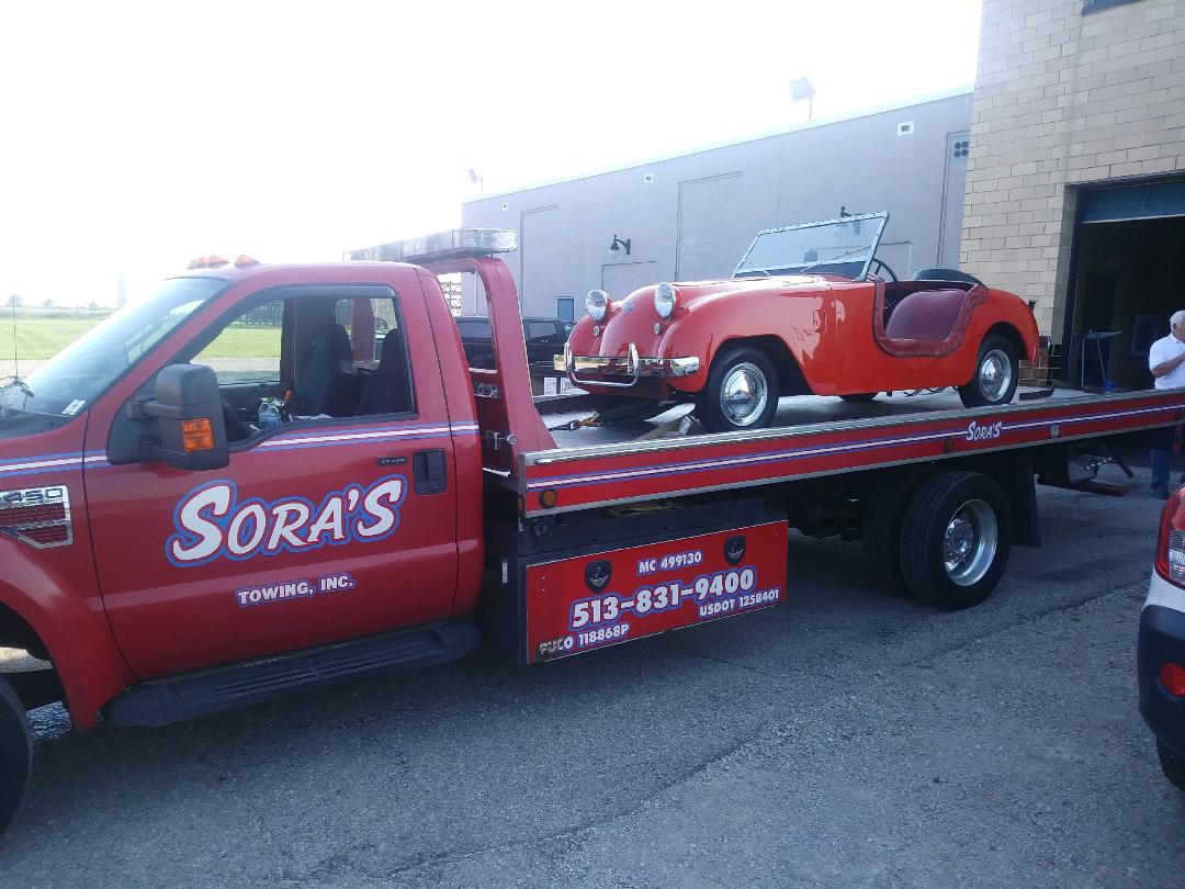 Red Car - Milford, OH - Sora’s Towing, Inc.
