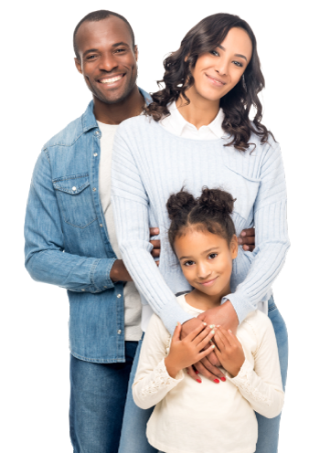 smiling family