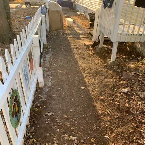 Before Installing Walkway — Caseyville, IL — Two Brothers Tree Service and Landscape