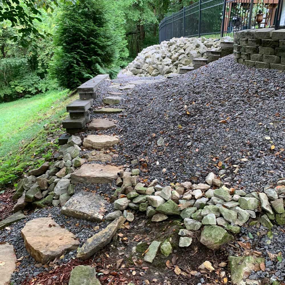 Stone Steps — Caseyville, IL — Two Brothers Tree Service and Landscape