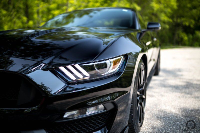 shiny black  350r front end