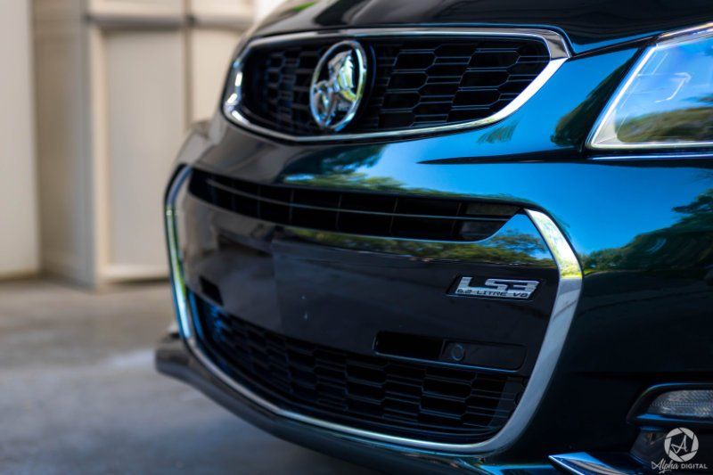 shiny dark green ssv front end