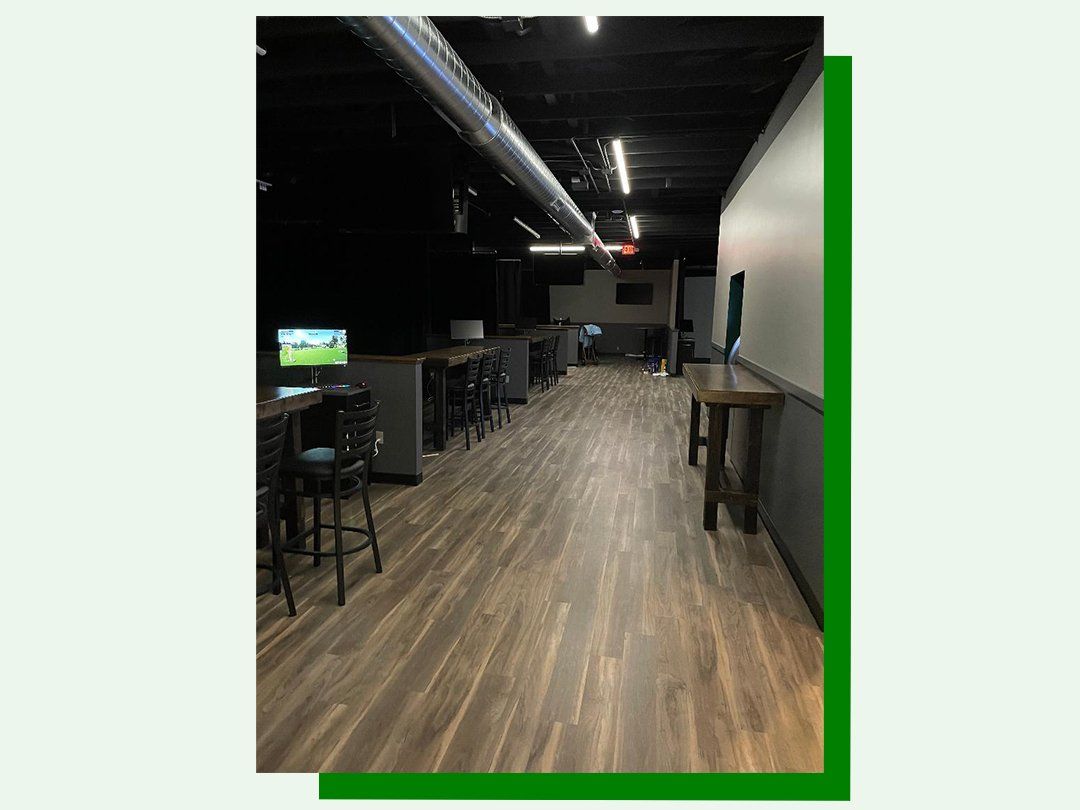Empty Bay Area — Moorhead, MN — The Clubhouse Indoor Golf Lounge