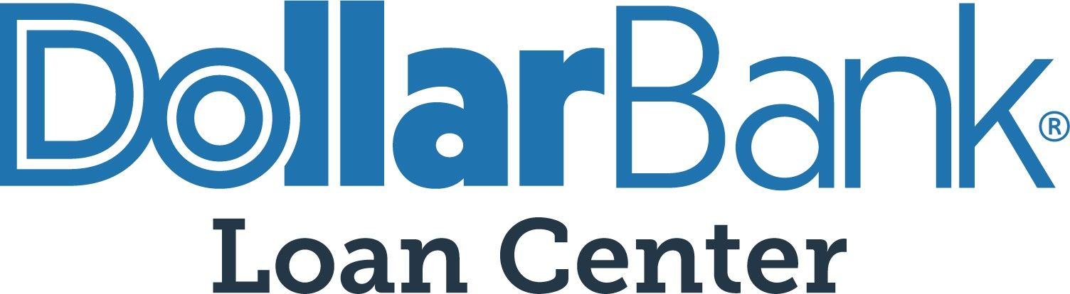 Dollar Bank Loan Center logo in blue and black text Dollar Bank Loan Center logo in blue and black text