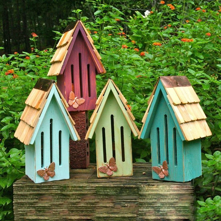 four attractive butterfly boxes