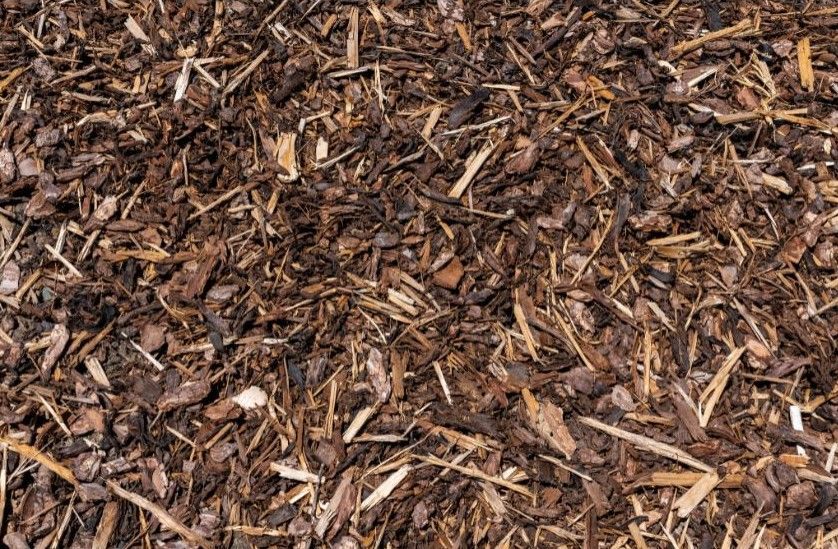 composted wood chips